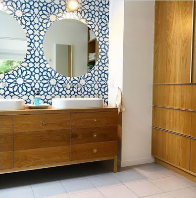 DIY Espejo de mosaico para el cuarto de baño  Decoración de unas,  Decoracion de baños sencillos, Ideas de decoración de baño